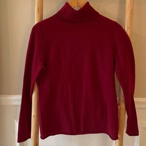 Chelsea & Theodore Burgundy Cashmere Sweater